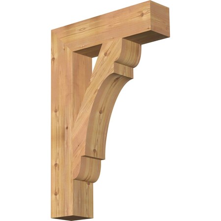 Olympic Block Smooth Bracket, Western Red Cedar, 5 1/2"W x 24"D x 36"H